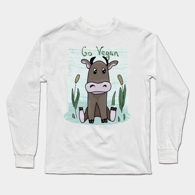 Go vegan Long Sleeve T-Shirt by Antiope